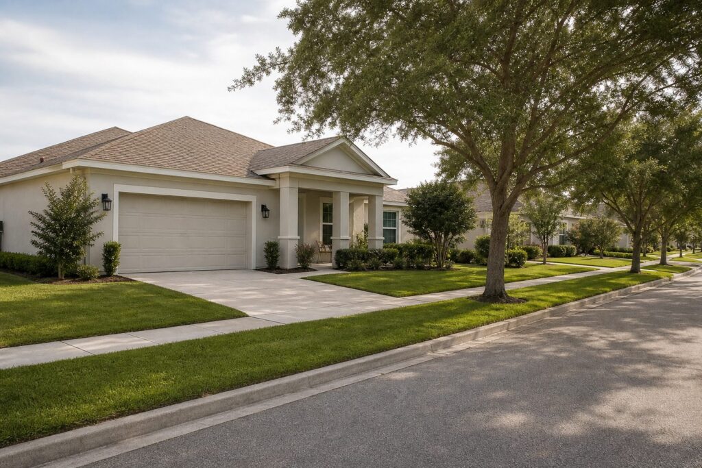 Riverview neighborhood with well-kept homes and quiet residential streets, an established residential neighborhood
