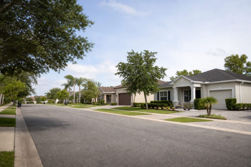 Tampa neighborhood with well-kept homes and quiet residential streets, an established residential neighborhood