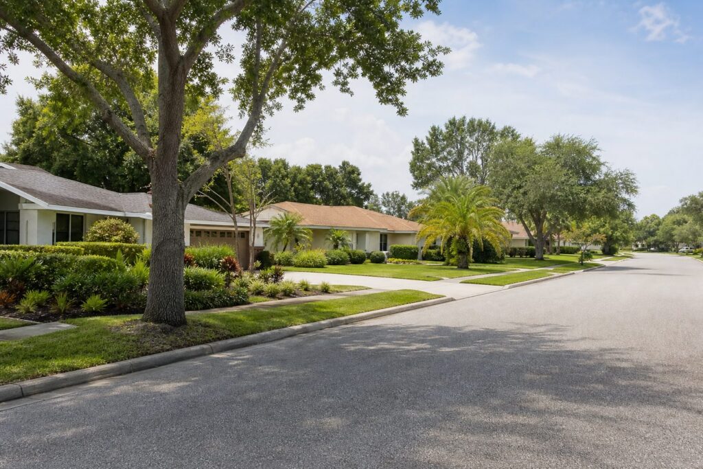 Town 'n' Country neighborhood with well-kept homes and quiet residential streets, an established residential neighborhood